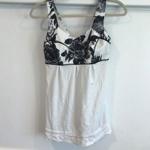 Lululemon Floral Work out top